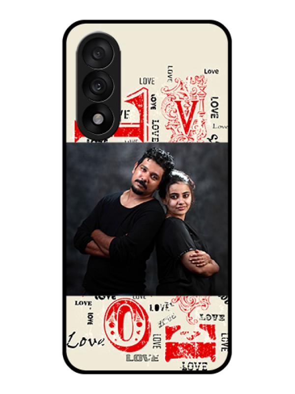 Custom OnePlus Nord 5 5G Custom Glass Phone Case - Trendy Love Design Case