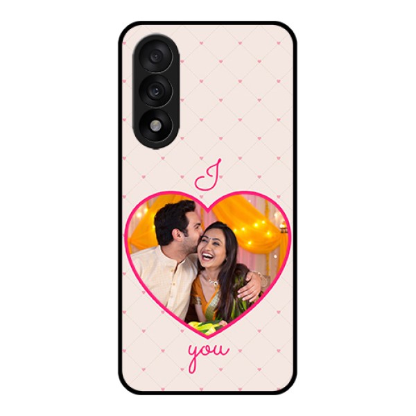 OnePlus Nord 5 5G Custom Glass Phone Case - Heart Shape Design