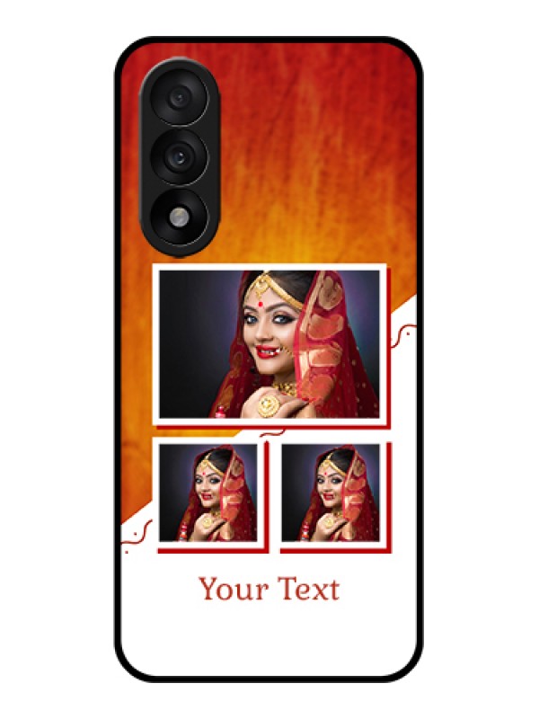 Custom OnePlus Nord 5 5G Custom Glass Phone Case - Wedding Memories Design