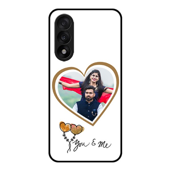 OnePlus Nord 5 5G Custom Glass Phone Case - You & Me Design