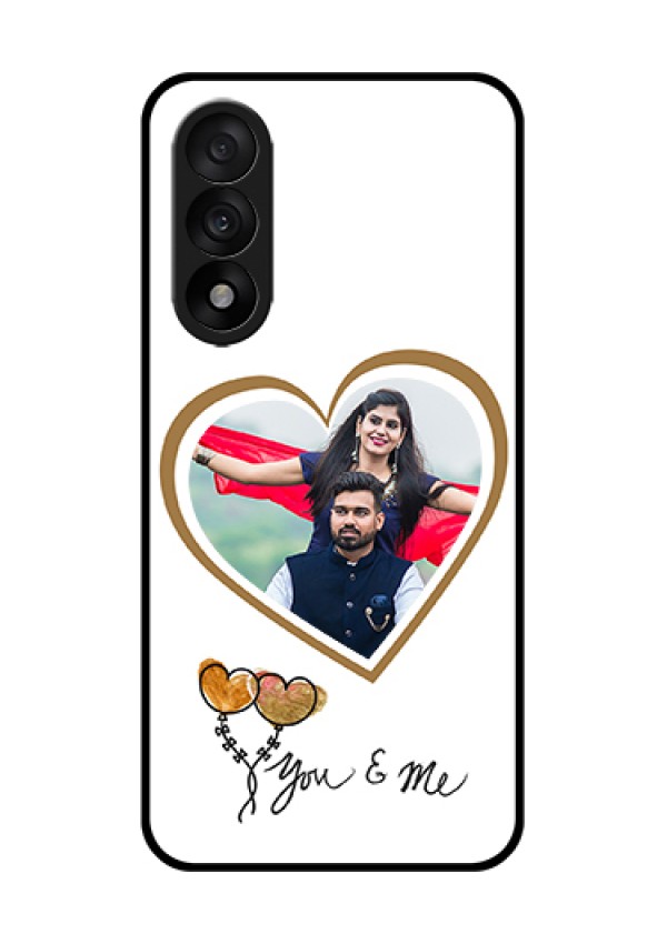 OnePlus Nord 5 5G Custom Glass Phone Case - You & Me Design