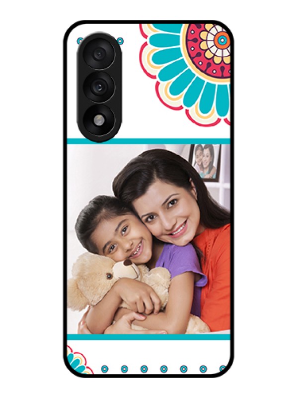 Custom OnePlus Nord 5 5G Custom Glass Phone Case - Flower Design