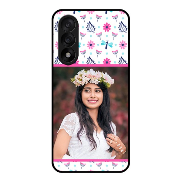 OnePlus Nord 5 5G Custom Glass Phone Case - Colorful Flower Design OnePlus Nord 5 5G Custom Glass Phone Case - Colorful Flower Design