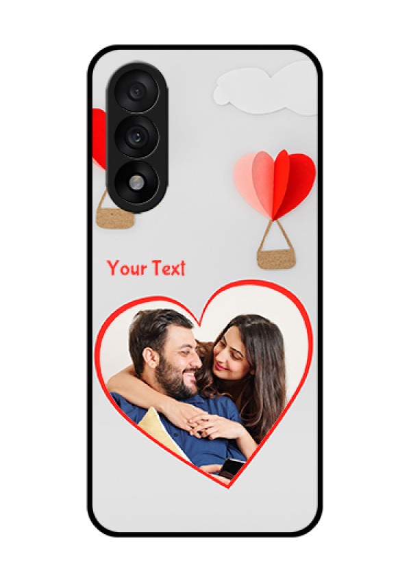 OnePlus Nord 5 5G Custom Glass Phone Case - Parachute Love Design