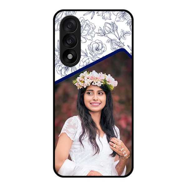 OnePlus Nord 5 5G Custom Glass Phone Case - Classy Floral Design