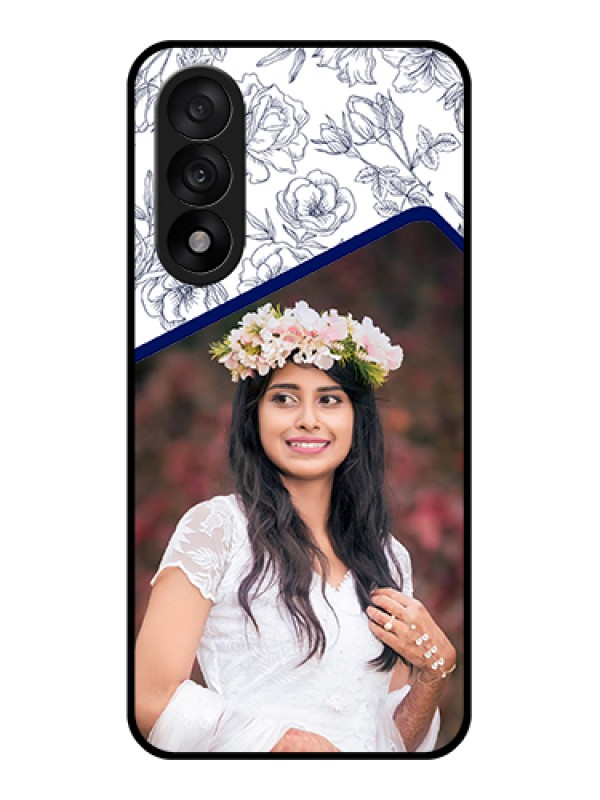 Custom OnePlus Nord 5 5G Custom Glass Phone Case - Classy Floral Design