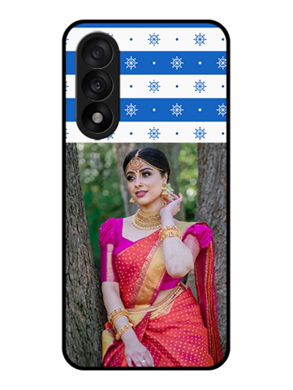 Custom OnePlus Nord 5 5G Custom Glass Phone Case - Snow Pattern Design