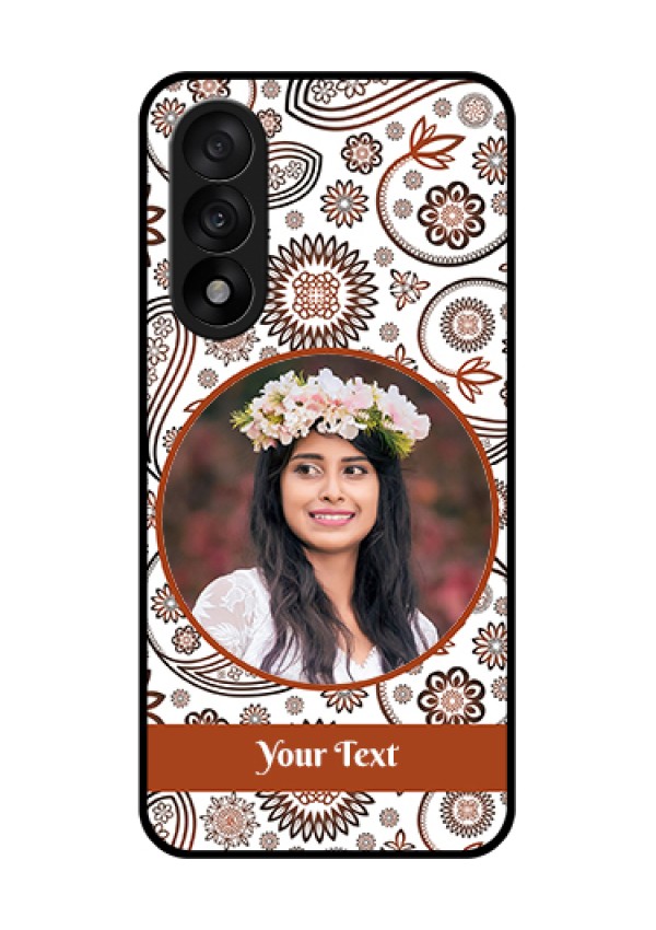 OnePlus Nord 5 5G Custom Glass Phone Case - Abstract Flower Design