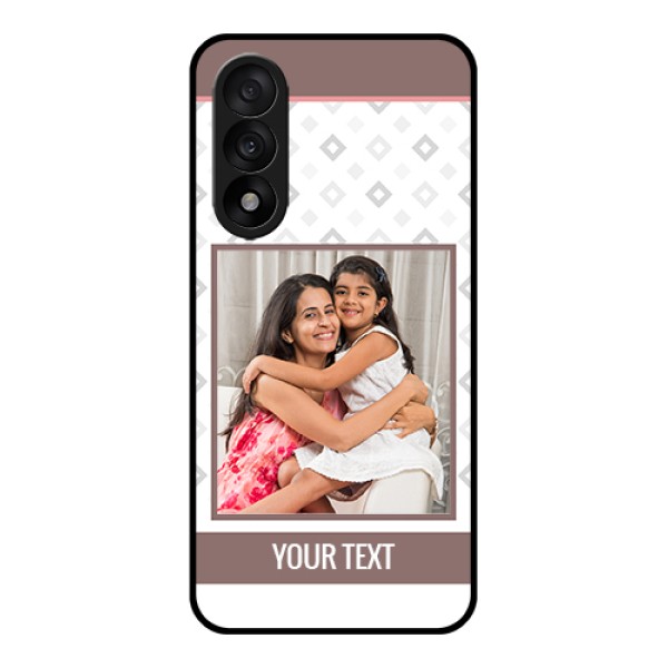 OnePlus Nord 5 5G Custom Glass Phone Case - Simple Diamond Design