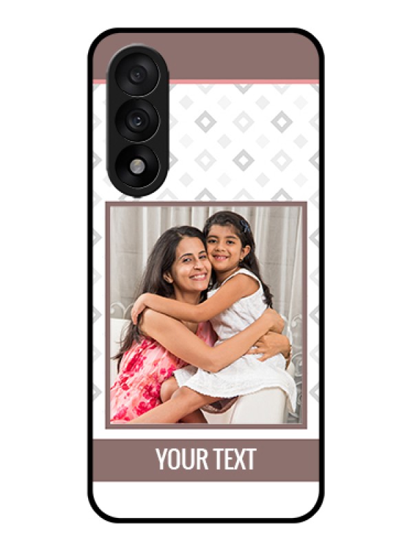 Custom OnePlus Nord 5 5G Custom Glass Phone Case - Simple Diamond Design