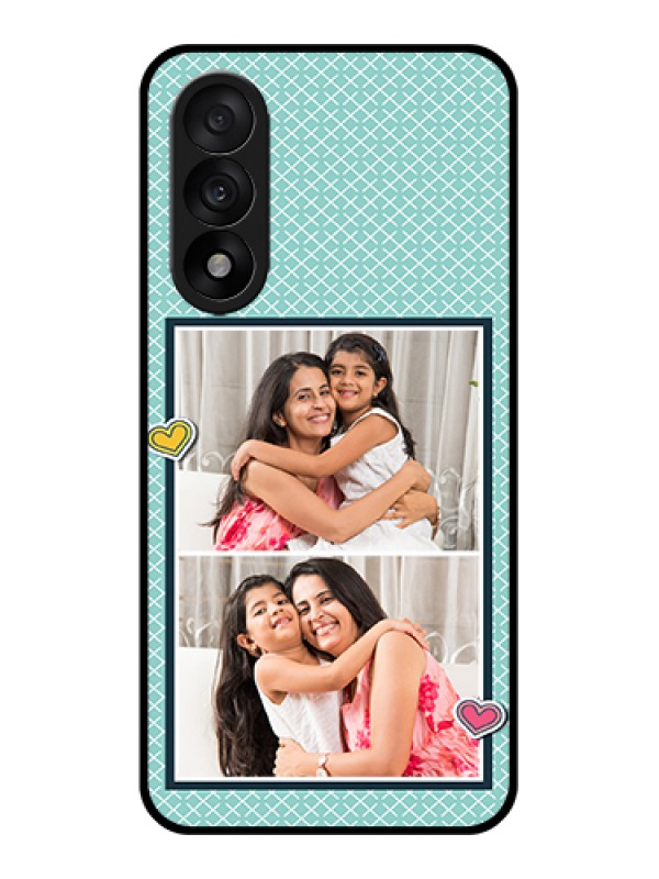 Custom OnePlus Nord 5 5G Custom Glass Phone Case - 2 Image Holder With Pattern Design