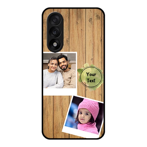 OnePlus Nord 5 5G Custom Glass Phone Case - Wooden Texture Design