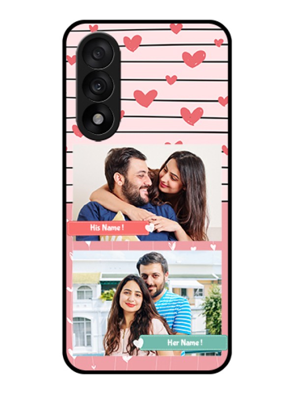 Custom OnePlus Nord 5 5G Custom Glass Phone Case - Photo With Heart Design