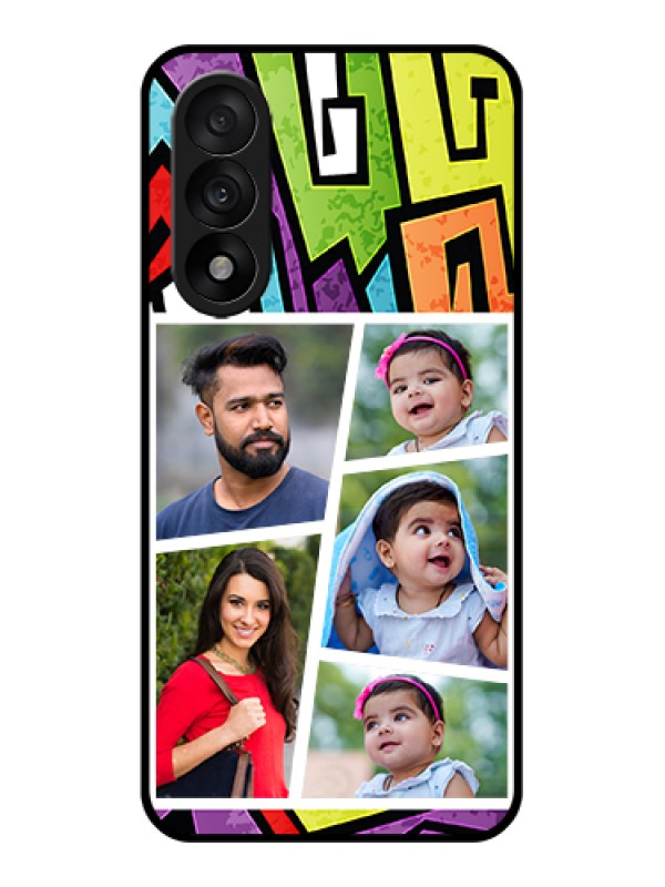 Custom OnePlus Nord 5 5G Custom Glass Phone Case - Graffiti Pattern Design