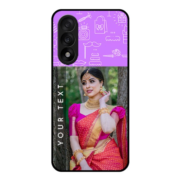 OnePlus Nord 5 5G Custom Glass Phone Case - Birthday Icons Design