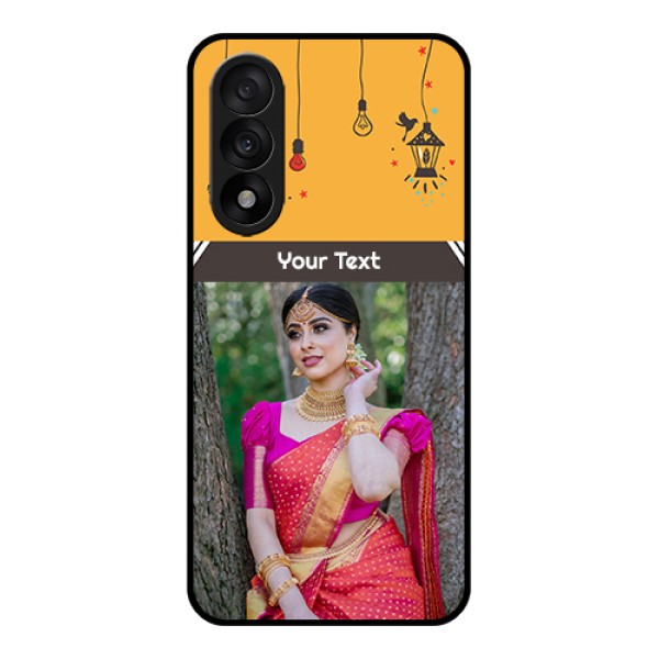 OnePlus Nord 5 5G Custom Glass Phone Case - With Family Picture And Icons OnePlus Nord 5 5G Custom Glass Phone Case - With Family Picture And Icons