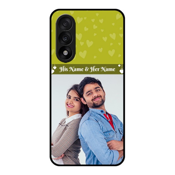 OnePlus Nord 5 5G Custom Glass Phone Case - You & Me Heart Design