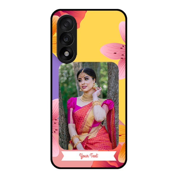 OnePlus Nord 5 5G Custom Glass Phone Case - 3 Image With Vintage Floral Design OnePlus Nord 5 5G Custom Glass Phone Case - 3 Image With Vintage Floral Design
