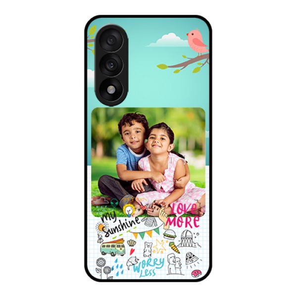 OnePlus Nord 5 5G Custom Glass Phone Case - Doodle Love Design