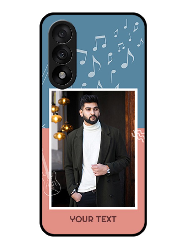 Custom OnePlus Nord 5 5G Custom Glass Phone Case - With Color Musical Note Design