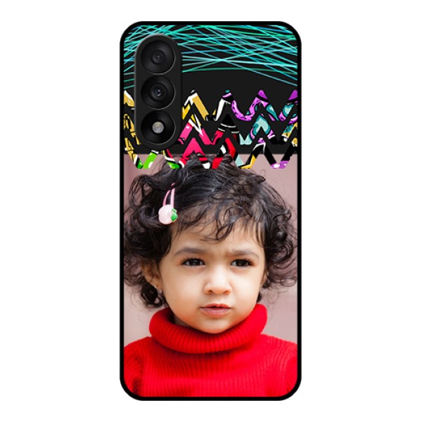 OnePlus Nord 5 5G Custom Glass Phone Case - Neon Abstract Design