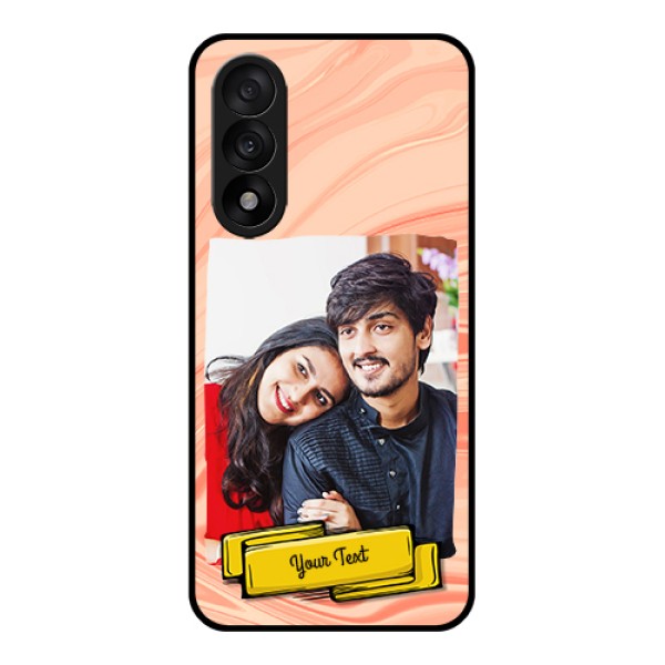 OnePlus Nord 5 5G Custom Glass Phone Case - Marble Texture Design