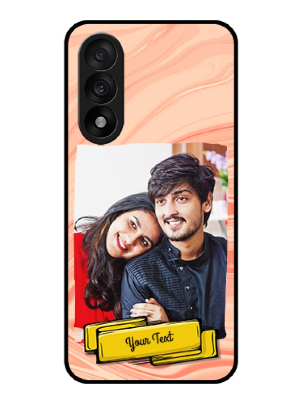 Custom OnePlus Nord 5 5G Custom Glass Phone Case - Marble Texture Design