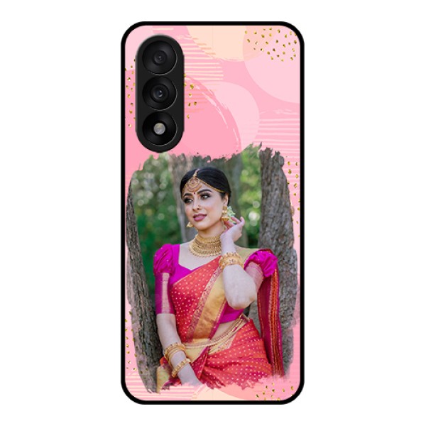 OnePlus Nord 5 5G Custom Glass Phone Case - Gold Glitter Splash Design OnePlus Nord 5 5G Custom Glass Phone Case - Gold Glitter Splash Design