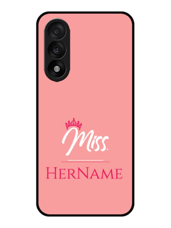 Custom OnePlus Nord 5 5G Custom Glass Phone Case - Mrs With Name Design