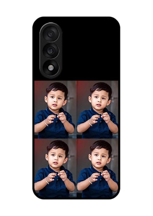 OnePlus Nord 5 5G Custom Glass Phone Case - 4 Image Holder Design