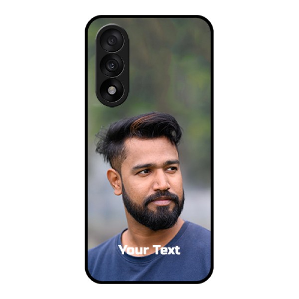 OnePlus Nord 5 5G Custom Glass Phone Case - Photo With Text Design