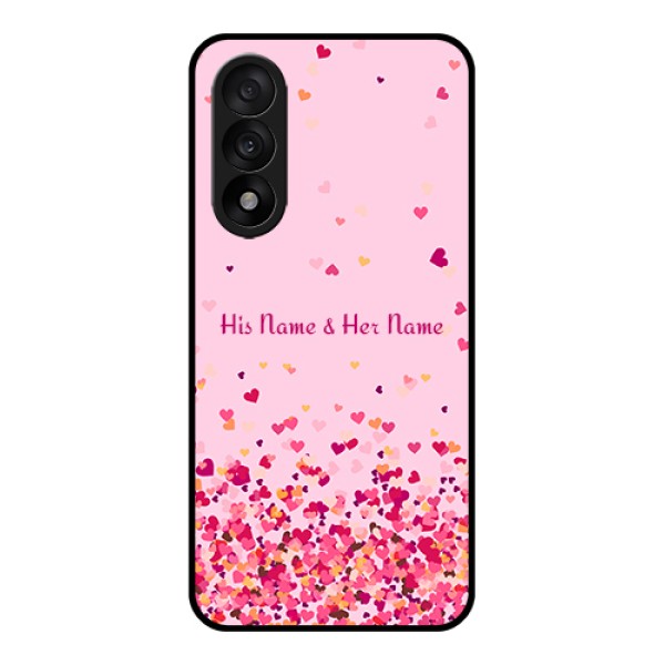 OnePlus Nord 5 5G Custom Glass Phone Case - Floating Hearts Design OnePlus Nord 5 5G Custom Glass Phone Case - Floating Hearts Design