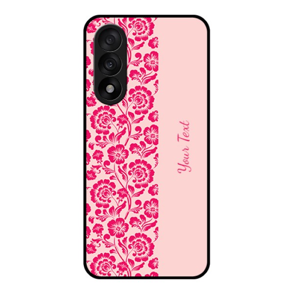 OnePlus Nord 5 5G Custom Glass Phone Case - Attractive Floral Pattern Design
