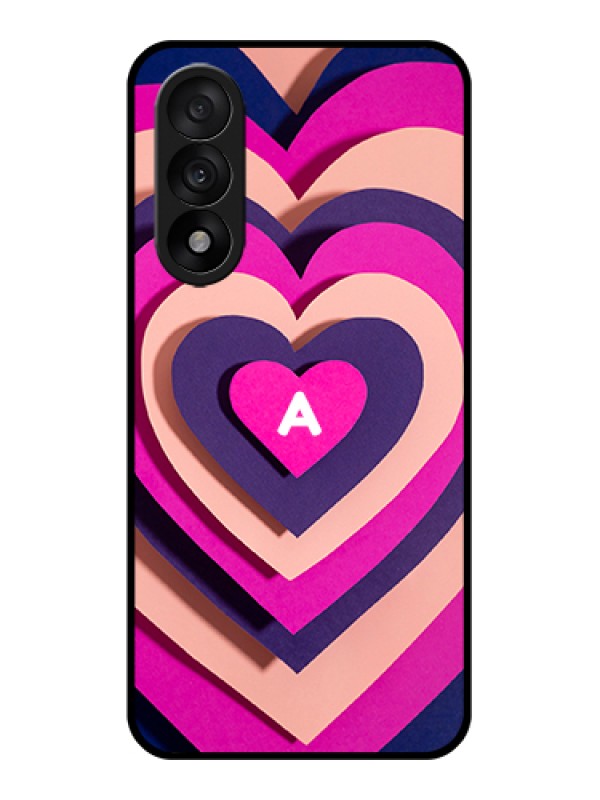 Custom OnePlus Nord 5 5G Custom Glass Phone Case - Cute Heart Pattern Design