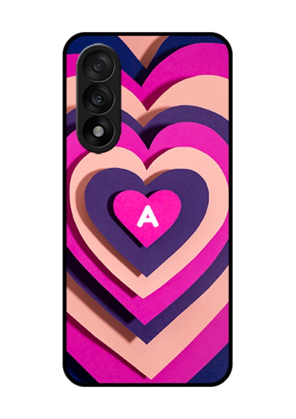 OnePlus Nord 5 5G Custom Glass Phone Case - Cute Heart Pattern Design