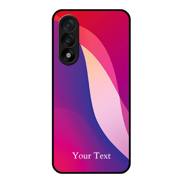 OnePlus Nord 5 5G Custom Glass Phone Case - Digital Abstract Overlap Design OnePlus Nord 5 5G Custom Glass Phone Case - Digital Abstract Overlap Design