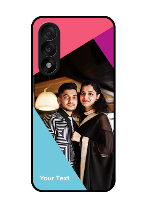 OnePlus Nord 5 5G Custom Glass Phone Case - Stacked Triple Colour Design