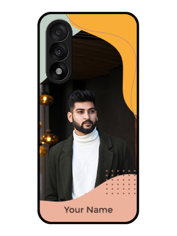 Custom OnePlus Nord 5 5G Custom Glass Phone Case - Tri - Coloured Overlay Design