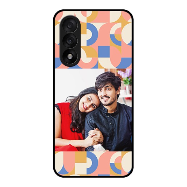 OnePlus Nord 5 5G Custom Glass Phone Case - Semi - Circle Maze Pattern Design OnePlus Nord 5 5G Custom Glass Phone Case - Semi - Circle Maze Pattern Design