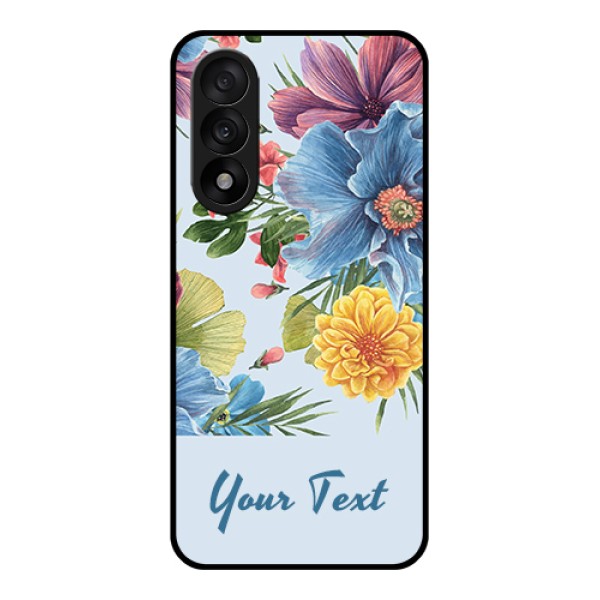 OnePlus Nord 5 5G Custom Glass Phone Case - Stunning Watercolored Flowers Painting Design