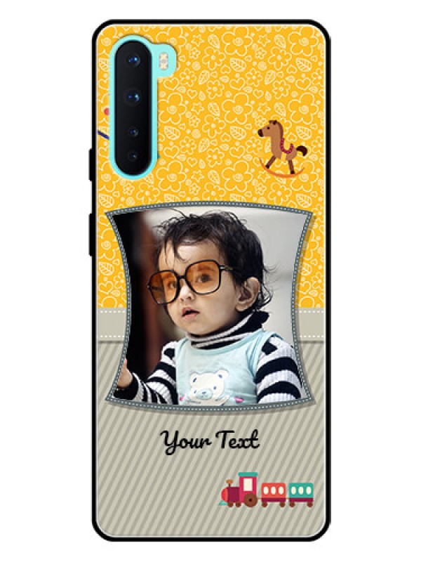 Custom Oneplus Nord 5G Personalized Glass Phone Case  - Baby Picture Upload Design