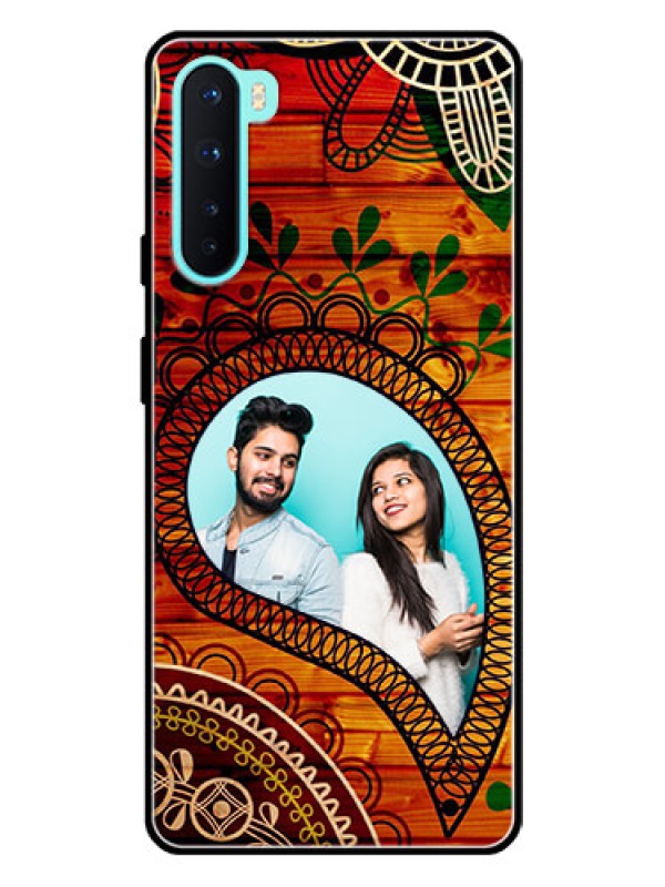 Custom Oneplus Nord 5G Personalized Glass Phone Case  - Abstract Colorful Design