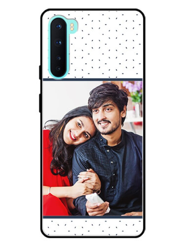 Custom Oneplus Nord 5G Personalized Glass Phone Case  - Premium Dot Design