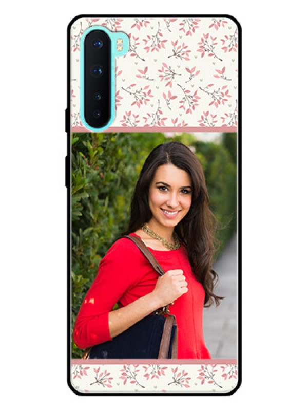 Custom Oneplus Nord 5G Custom Glass Phone Case  - Premium Floral Design