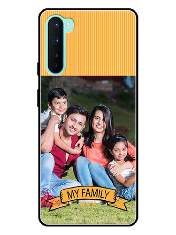 Custom Oneplus Nord 5G Custom Glass Phone Case  - My Family Design