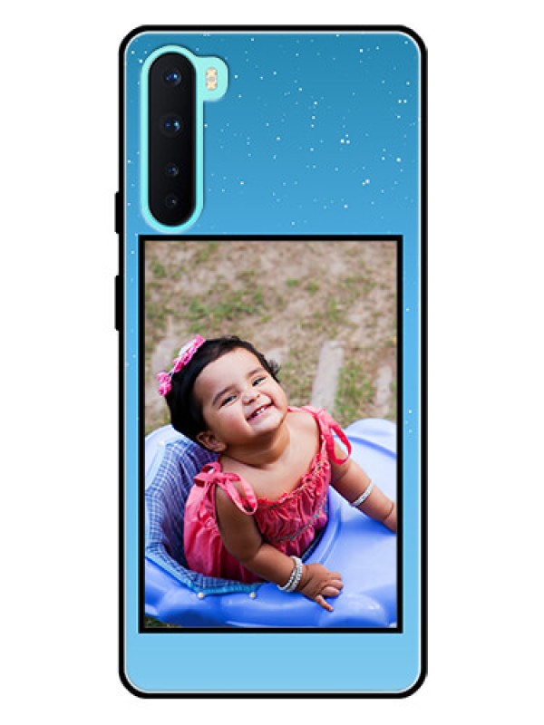 Custom Oneplus Nord 5G Custom Glass Mobile Case  - Wave Pattern Colorful Design