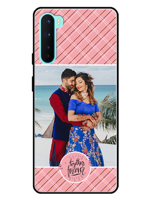 Custom Oneplus Nord 5G Personalized Glass Phone Case  - Together Forever Design