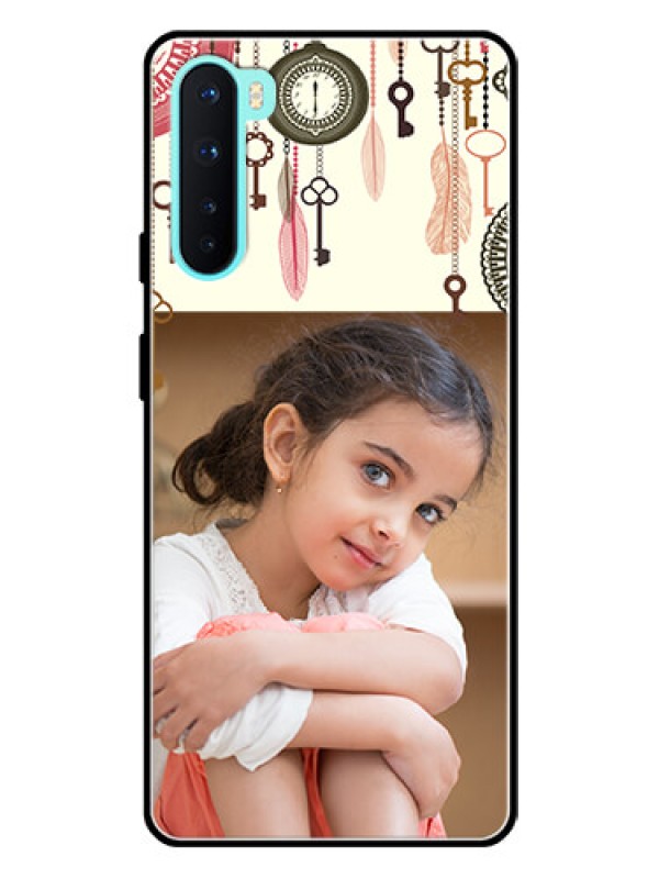 Custom Oneplus Nord 5G Custom Glass Mobile Case  - Boho Style Design