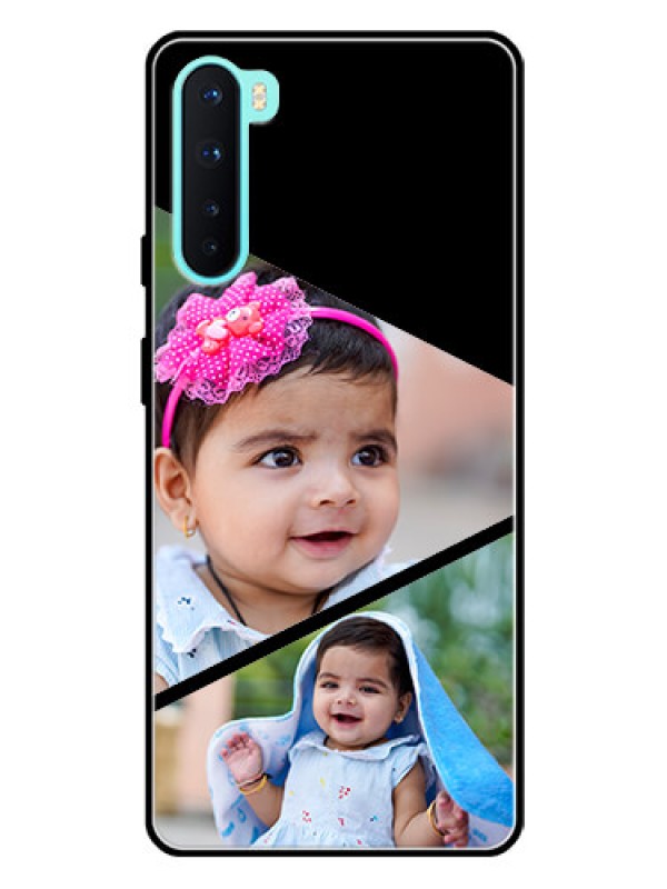 Custom Oneplus Nord 5G Custom Glass Phone Case  - Semi Cut Design