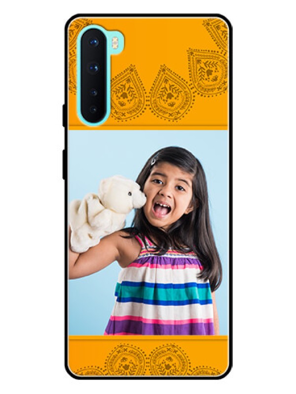 Custom Oneplus Nord 5G Personalized Glass Phone Case  - Photo Wedding Design 